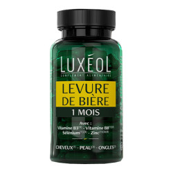 Luxéol Levure de Bière cheveux peau & ongles 90 gélules