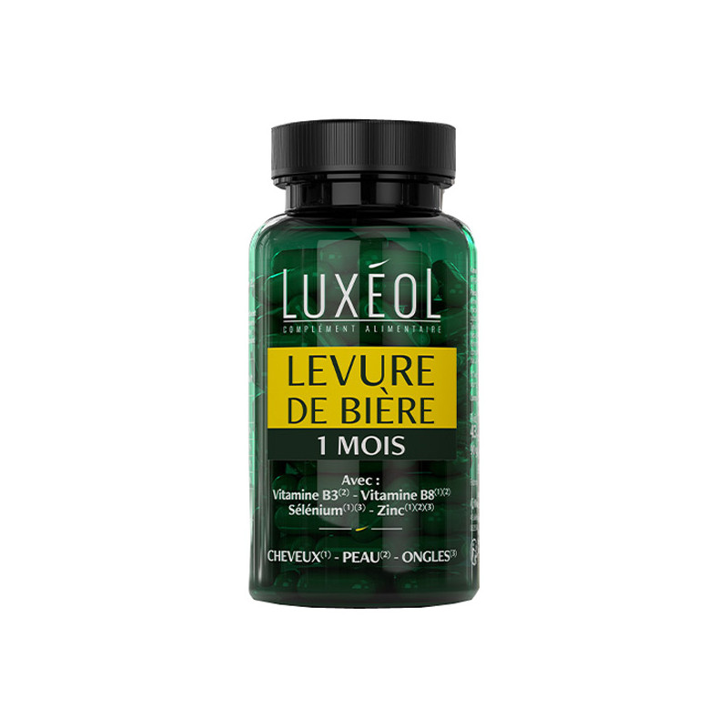 Luxéol Levure de Bière cheveux peau & ongles 90 gélules