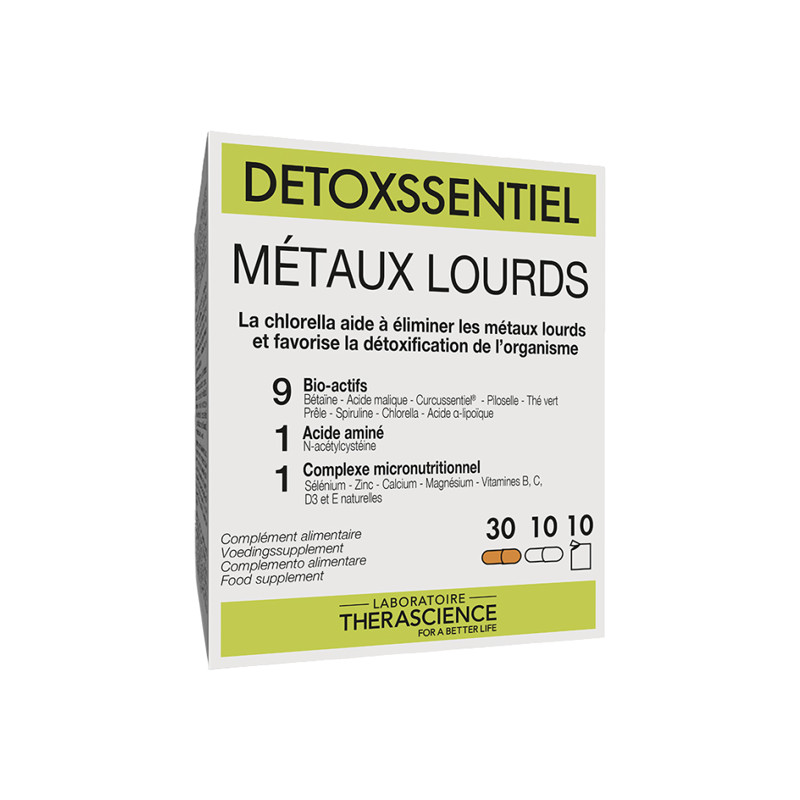 Therascience Detoxssentiel Métaux lourds 10 sachets + 40 gélules