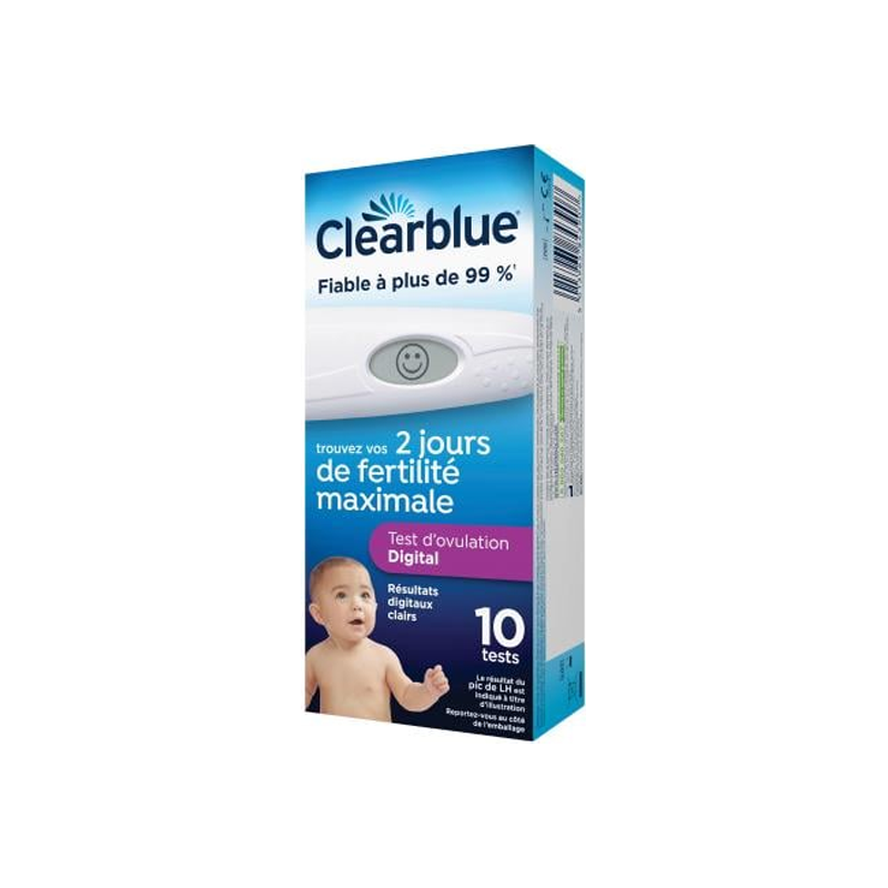 Clearblue Test ovulation Digital 2 jours 10 tests