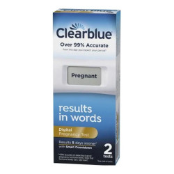 Clearblue Test de grossesse digital avec estimation lot de 2