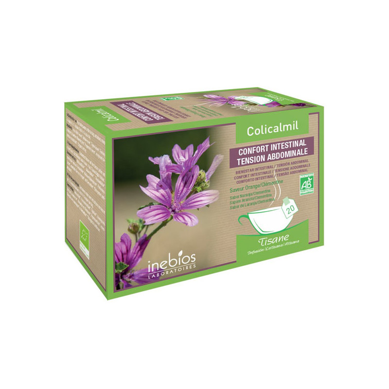 Inebios Colicalmil Tisane Confort Intestinal Tension Abdominale 20 sachets