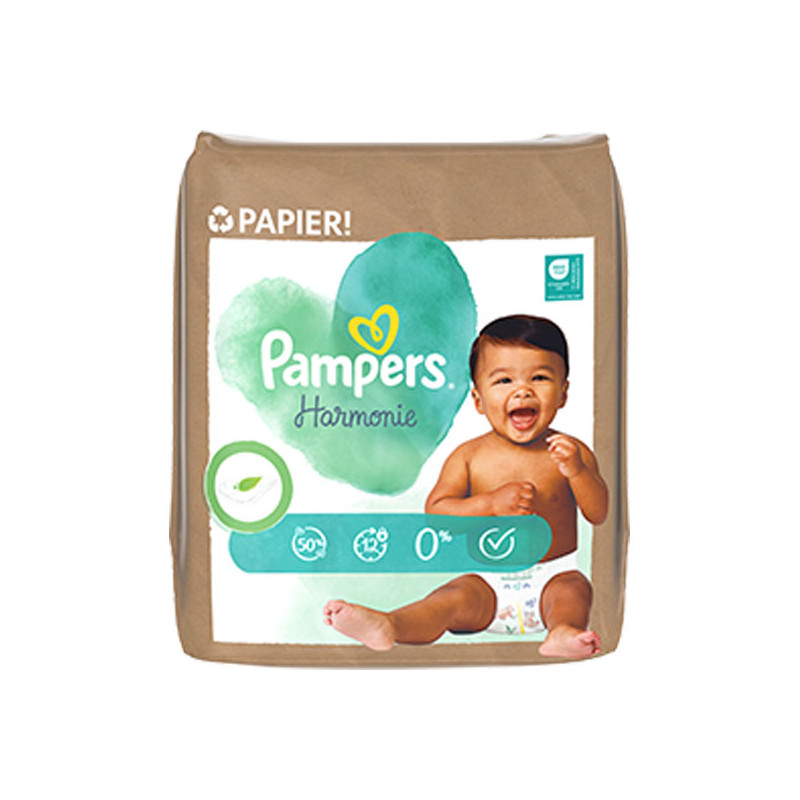 Pampers Bébé Harmonie Couches taille 4 de 9kg-14kg 80 unités