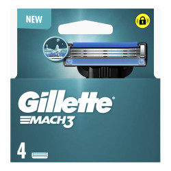 Gillette Mach3 Lames de rasoir 4 unités