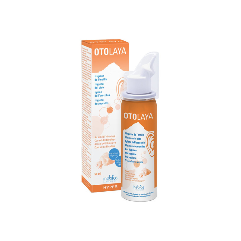 Inebios Otolaya Hygiène de l'oreille 50ml