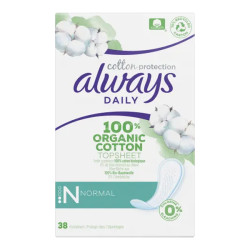Always Dailies Cotton Protection Normal 38 protège-slips