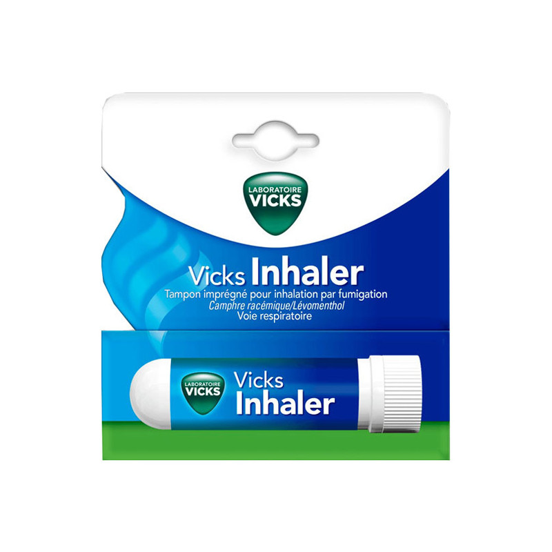 Vicks Inhaler Tampon imprégné pour inhalation par fumigation