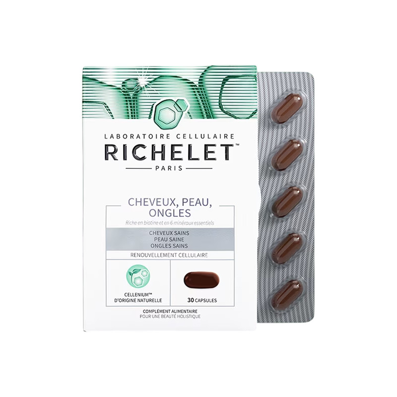 Richelet Cheveux Peau Ongles 30 capsules
