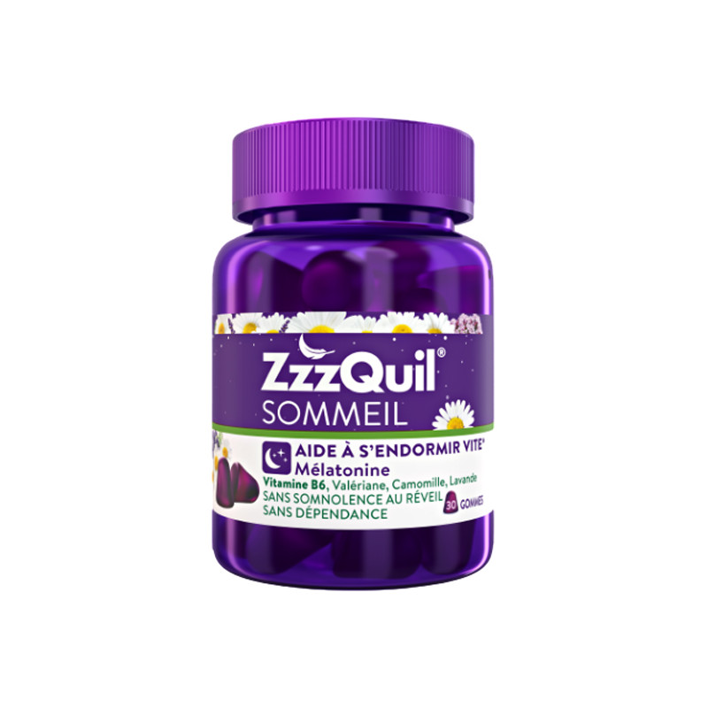 ZzzQuil Sommeil mangue banane 30 gommes