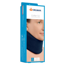 Orliman Collier C2 pour cervicale semi-rigide taille 1 - 7,5cm