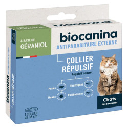 Biocanina Collier Répulsif chats dès 8 semaines