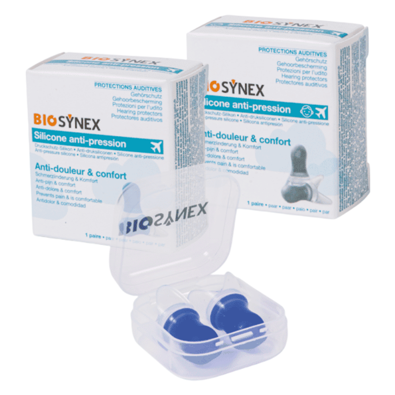 Biosynex Silicone anti-pression protections auditives 1 paire