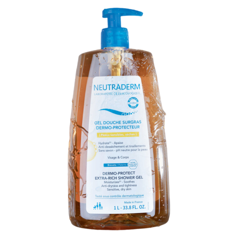Neutraderm Gel douche surgras dermo-protecteur 1L