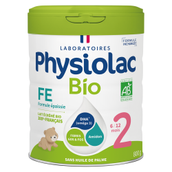 Physiolac Bio 2 Lait infantile formule épaissie de 6 à 12 mois 800g
