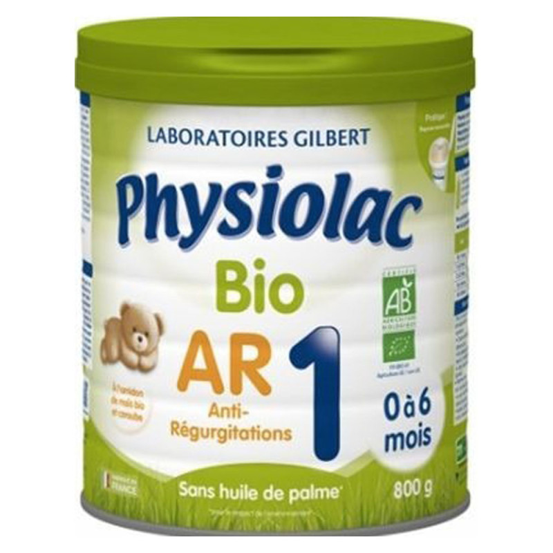 Physiolac Bio Anti-Régurgitations 1 Lait infantile de 0 à 6 mois 800gr