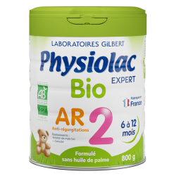 Physiolac Bio Anti-Régurgitations 2 Lait infantile de 6 à 12 mois 800gr