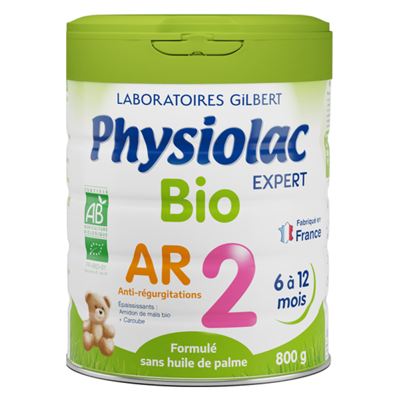 Physiolac Bio Anti-Régurgitations 2 Lait infantile de 6 à 12 mois 800gr