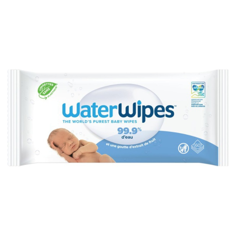 Waterwipes Lingettes bébé à l'eau paquet de 60
