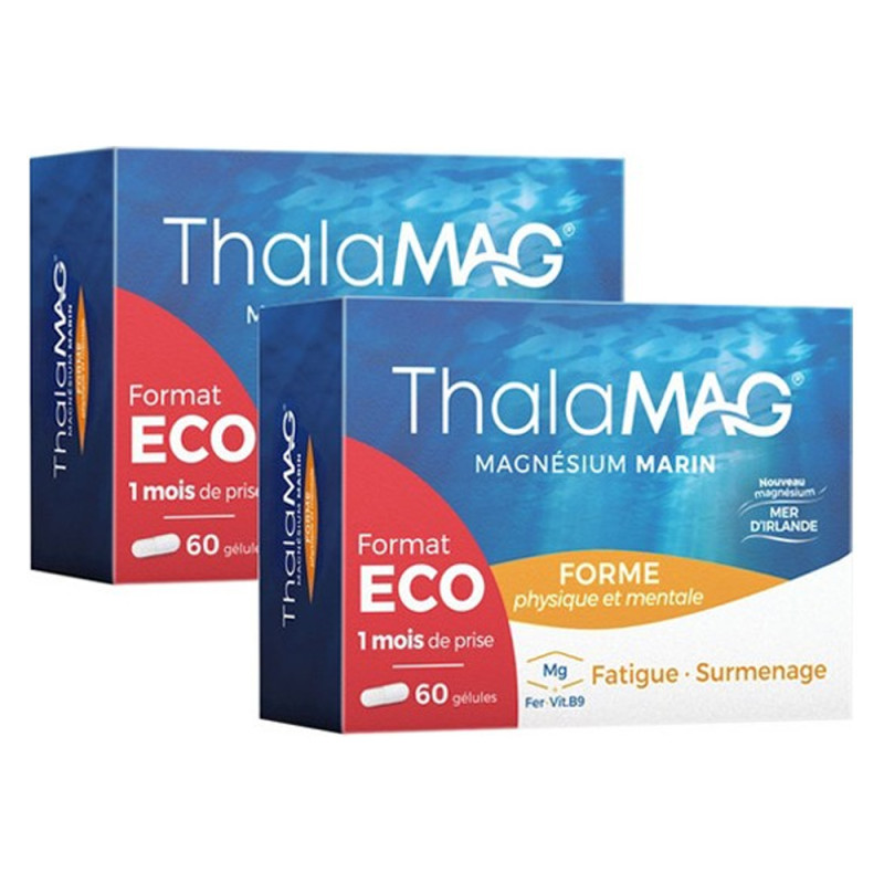 Thalamag Magnésium Marin Forme physique et mentale lot de 2x60 gélules