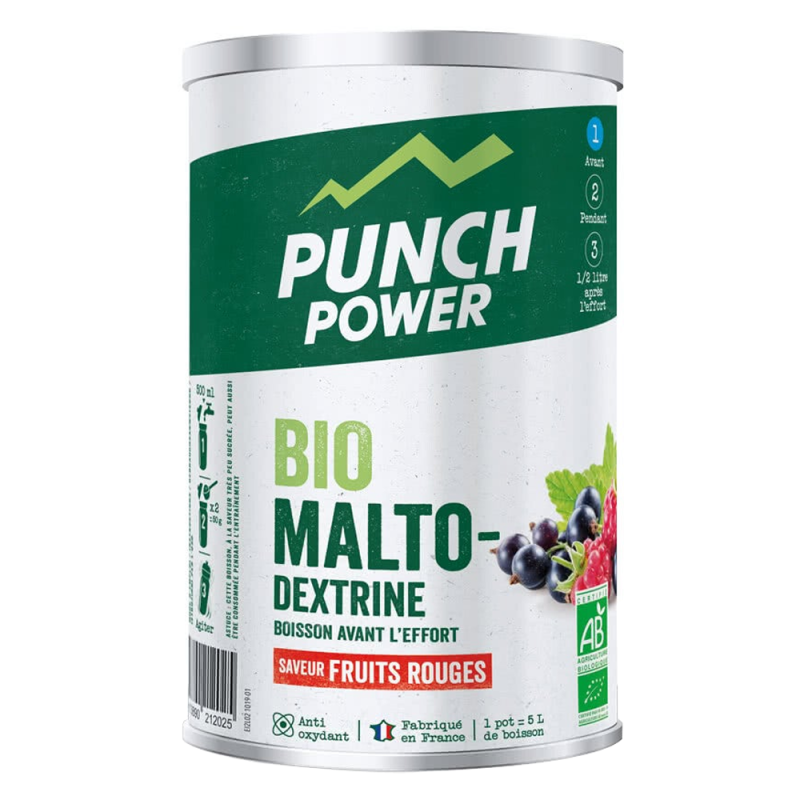 Punch Power Biomaltodextrine saveur fruits rouges 500gr