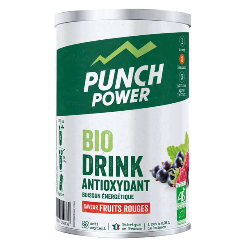 Punch Power Biodrink Antioxydant fruits rouges 500gr