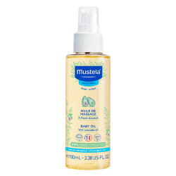 Mustela Huile de massage à l'huile d'avocat 100ml