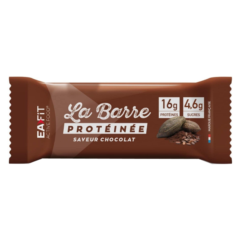 Eafit La Barre Protéinée saveur chocolat 46gr