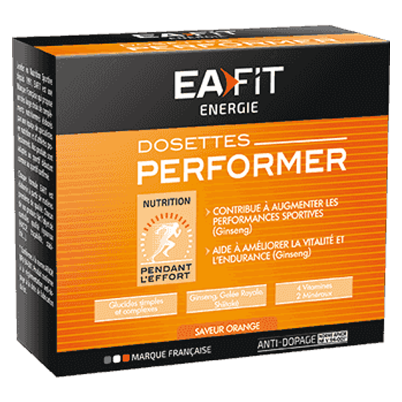 Eafit Dosettes Performer orange 10 dosettes de 25gr