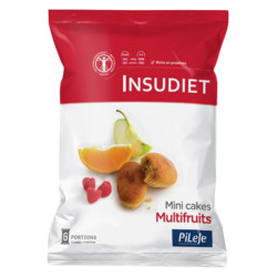 Insudiet Mini cakes multifruits 6 portions
