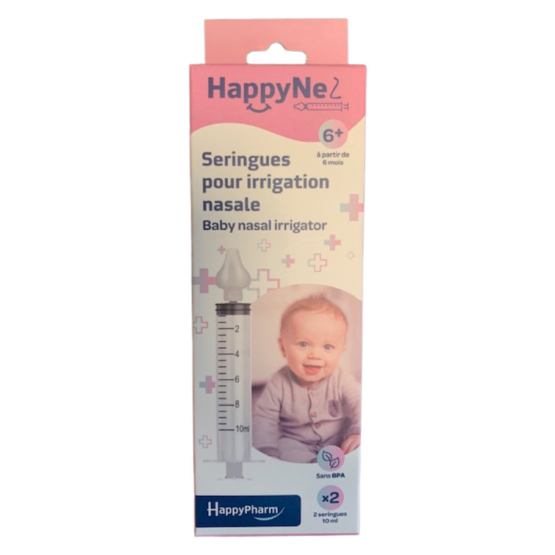 Happy Nez Seringues pour irrigation nasale x2