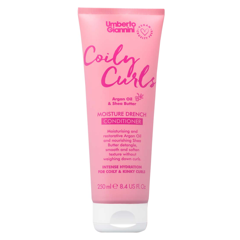 Umberto Giannini Coily Curls Après-shampooing hydratant pour cheveux bouclés 250ml