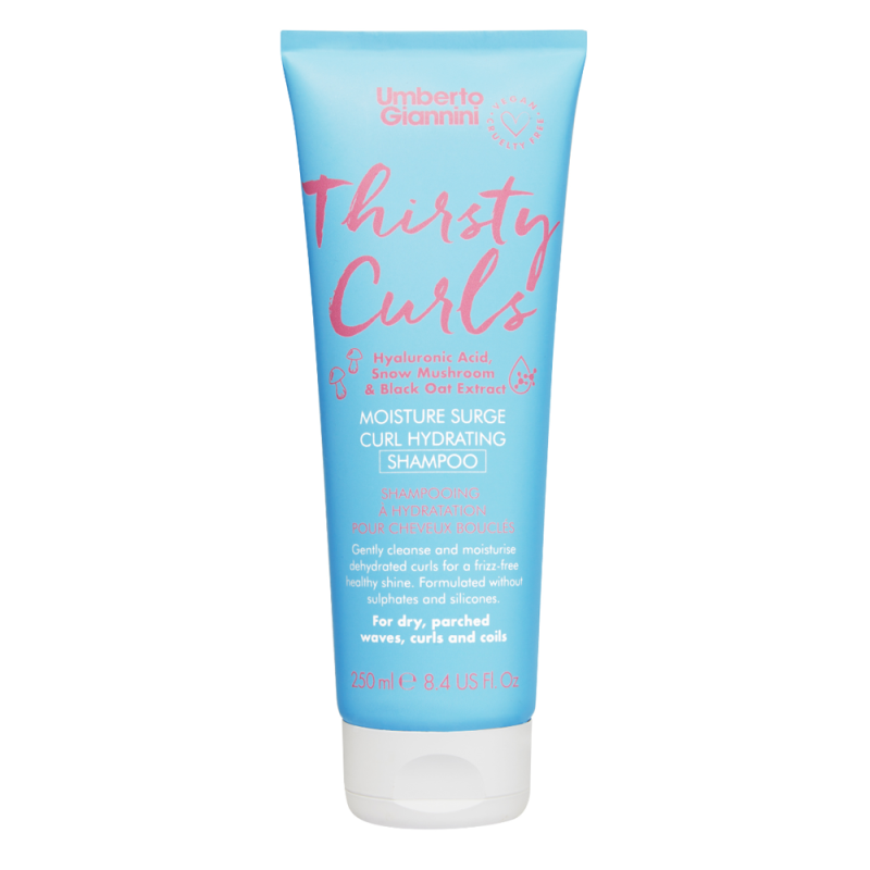 Umberto Giannini Thirsty Curls Shampooing Hydratant pour cheveux bouclés 250ml