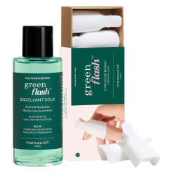 Manucurist Green Flash dissolvant doux + Pince de retrait