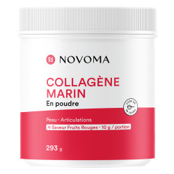 Novoma Collagène Marin en poudre Fruits rouges 290gr