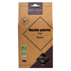 Nat&Form Tisane Menthe poivrée bio 30gr