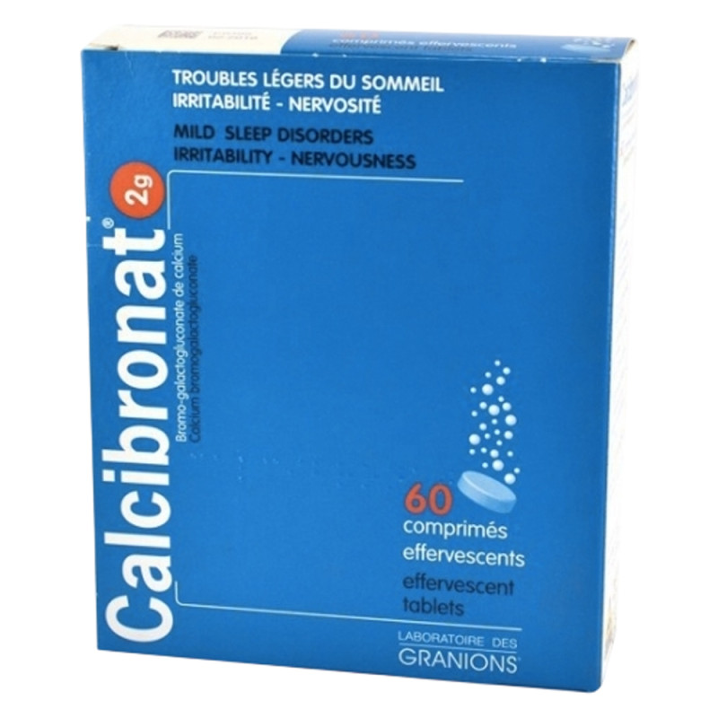 Granions Calcibronat 2g 60 comprimés effervescents