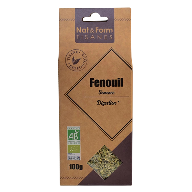 Nat&Form Tisane Fenouil bio 100gr