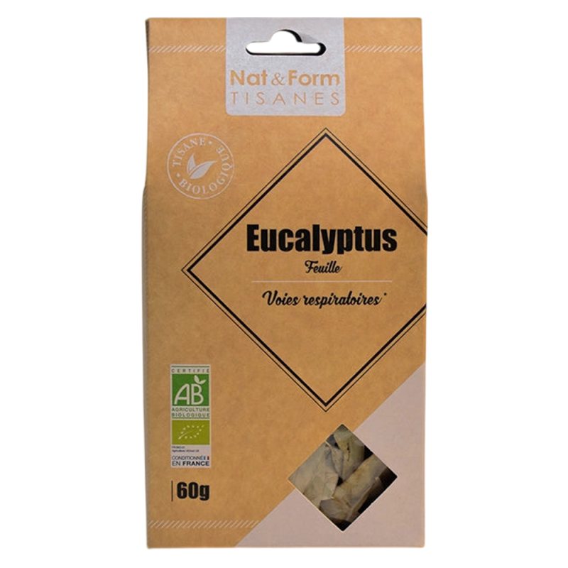 Nat&Form Tisane Eucalyptus feuille bio 60gr