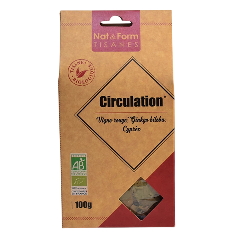 Nat&Form Tisane Circulation bio 100gr