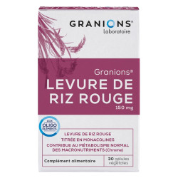 Granions Levure de Riz Rouge 150 mg - 30 gélules