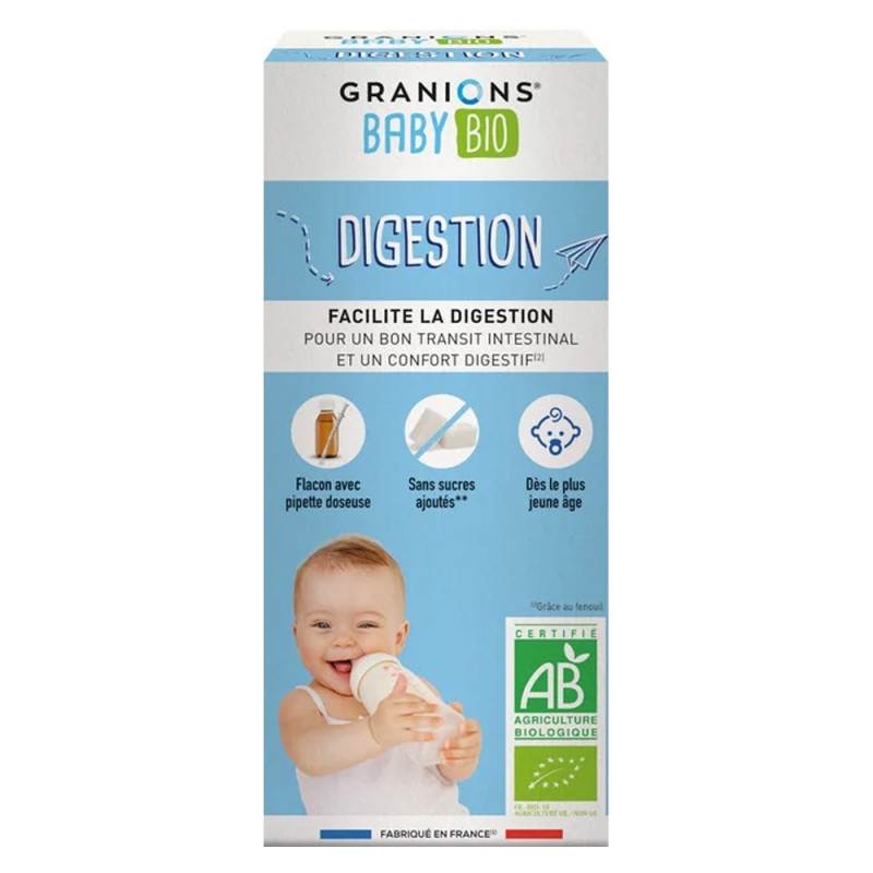 Granions Baby Bio Digestion Sirop solution buvable  125ml