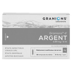 Granions d'Argent 0,64mg/2ml 30 ampoules