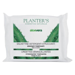 Planter's Aloe Vera 20 lingettes démaquillantes