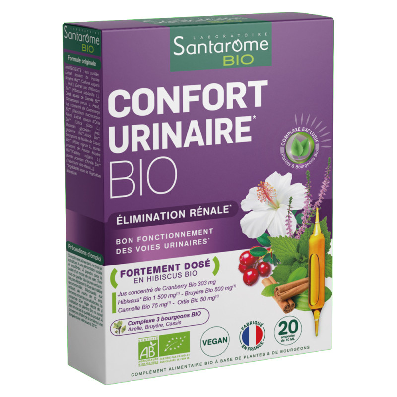 Santarome Confort Urinaire 20 ampoules