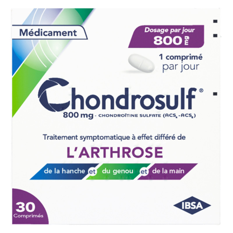 IBSA Chondrosulf 800 mg 30 comprimés