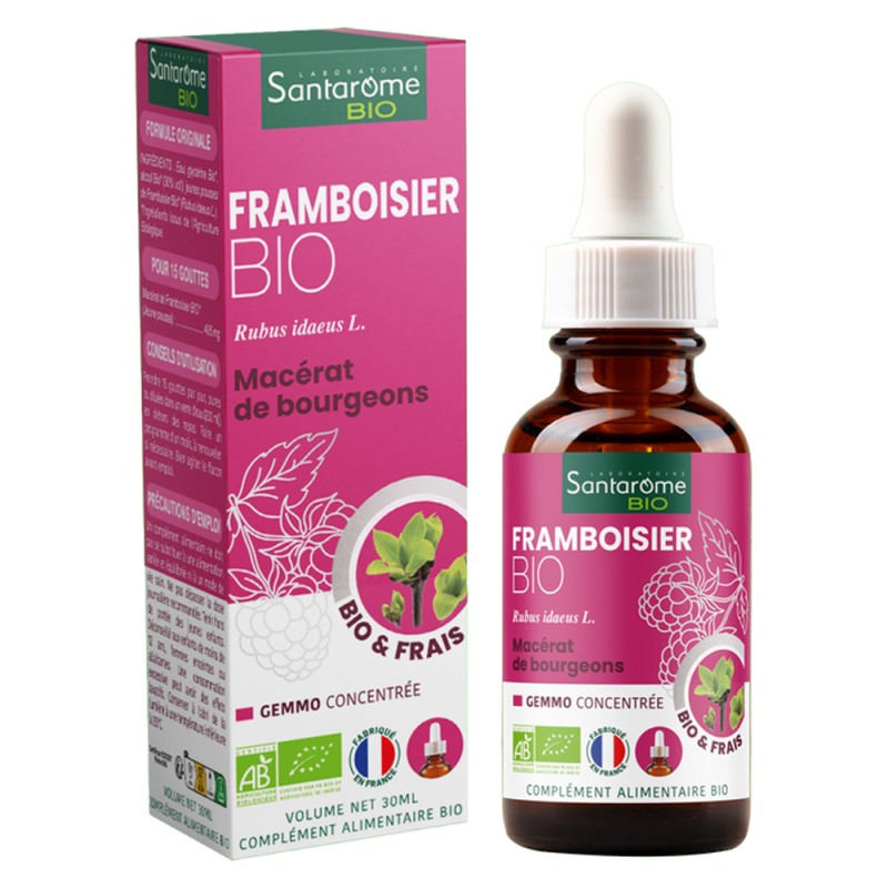 Santarome Framboisier bio Macérat de bourgeons 30ml