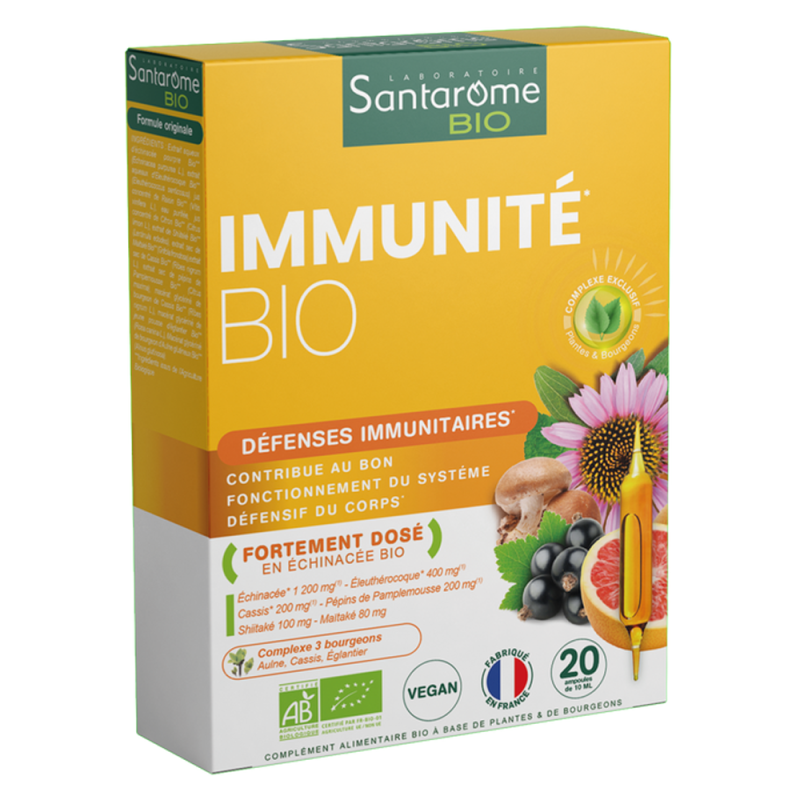 Santarome Immunité Bio 20 ampoules