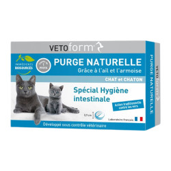 Vetoform Purge naturelle chat et chaton 20 comprimés