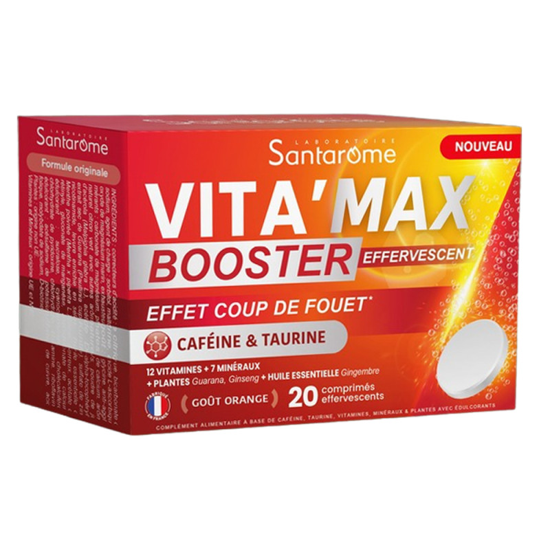 Santarome Vita'Max Booster effervescent 20 comprimés