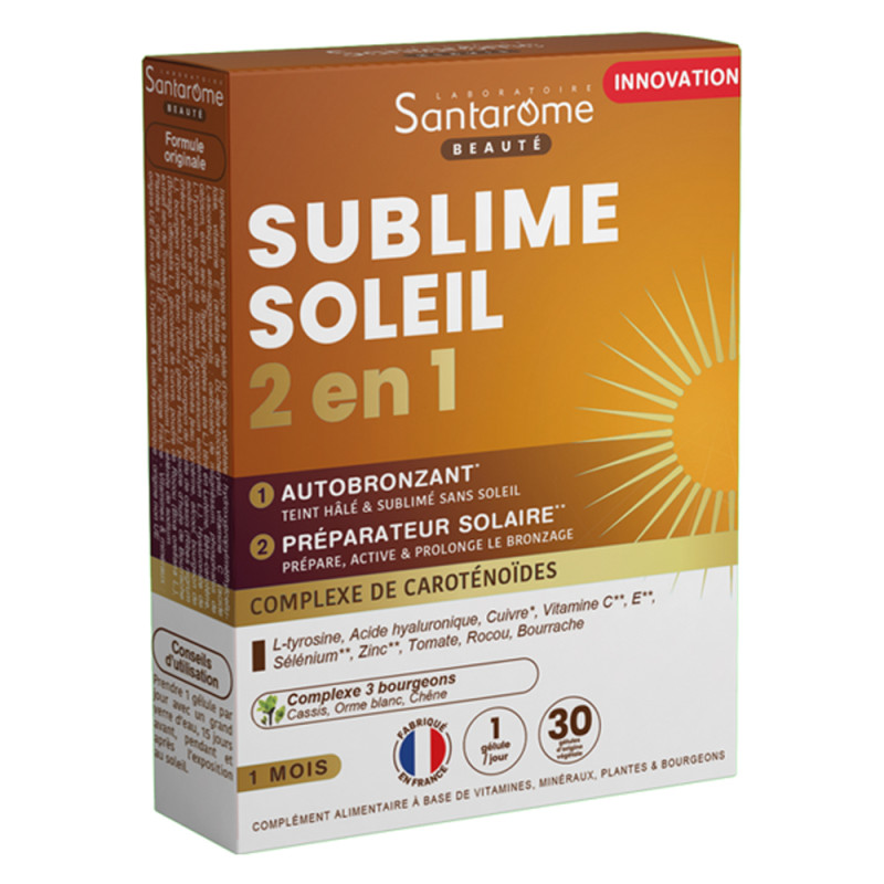 Santarome Sublime Soleil 2en1 - 30 gélules